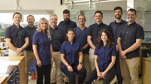 Our team at Devonshire House Dental Laboratory